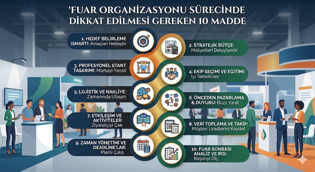 Fuar Organizasyonu Sürecinde Dikkat Edilmesi Gereken 10 Madde