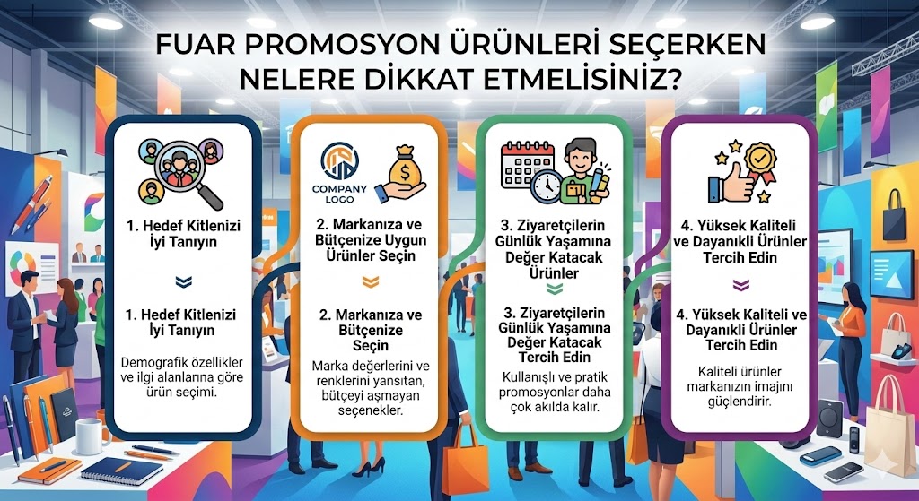 Fuar Promosyon Ürünleri Seçerken Nelere Dikkat Etmelisiniz?